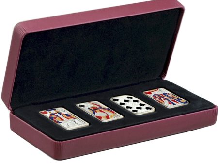 RDC 2008 Canada $15 Playing Card Money 4-Coin Set in Deluxe Case (Impaired) Hot on Sale