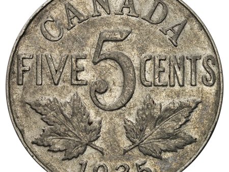 1935 Canada 5-cents F-VF (F-15) Cheap