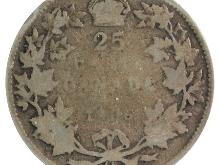 1906 Canada 25-Cents G-VG (G-6) Scratched, Cleaned or Impaired Cheap