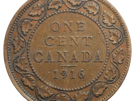 1916 Canada 1-Cent F-VF (F-15) Scratched, cleaned, or Impaired on Sale