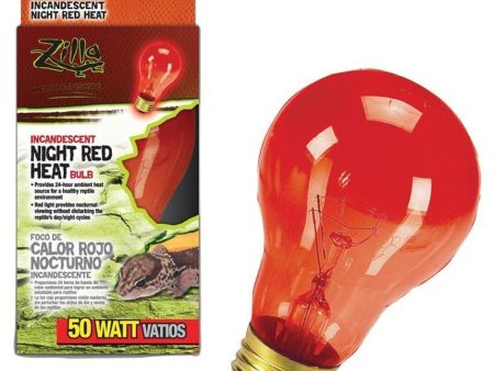 Zilla Night Red Heat Incandescent Bulb For Sale